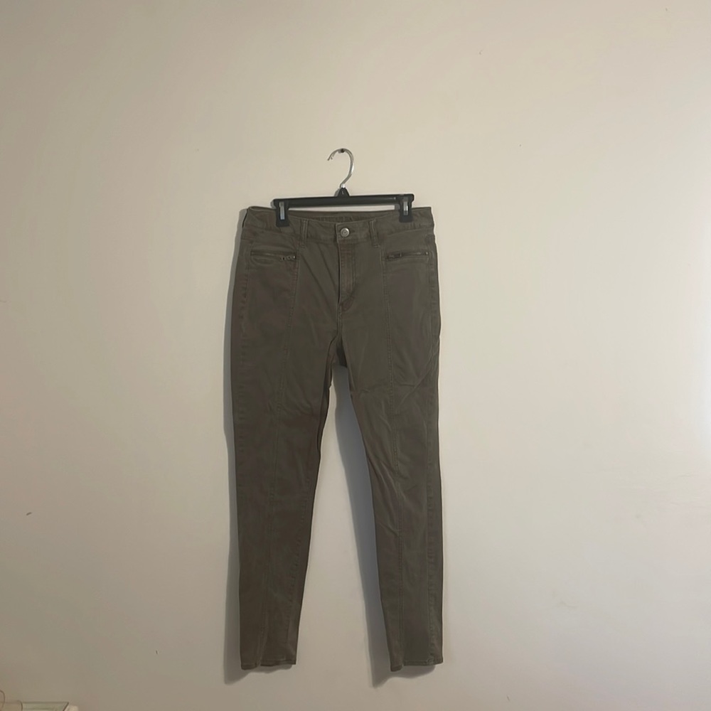American eagle cargo/zipper pants